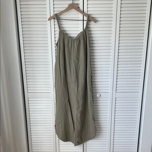 Old Navy Olive Green Dress Sz L